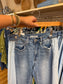 Two Tone Barrel Jeans