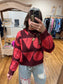 Burgundy Love Pullover