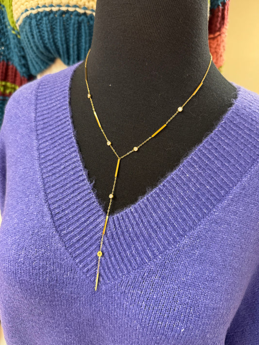 Lily Lariat Necklace