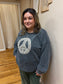 Charcoal Peace Pullover