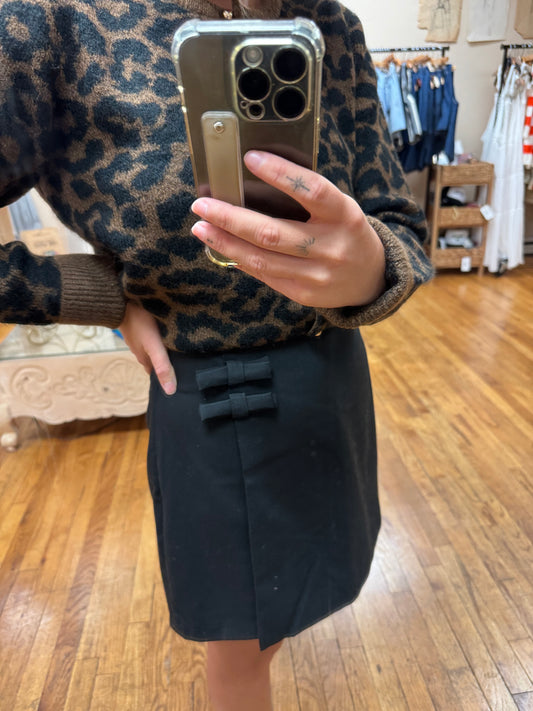 Black Mini Skort