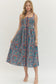 Andi Navy & Orange Dress