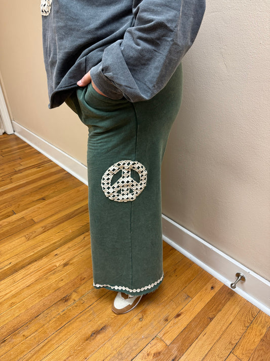 Peace Wide Leg Pants