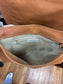 Camel Tassel Leather Crossbody