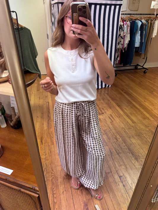 White Sleeveless Sweater