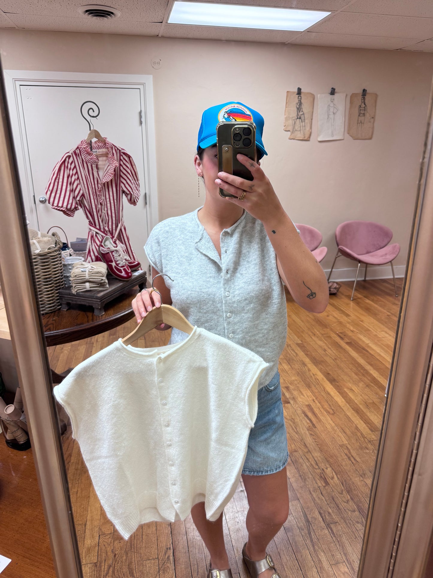 Sleeveless Cardigan