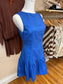 Blue Fit & Flare Dress