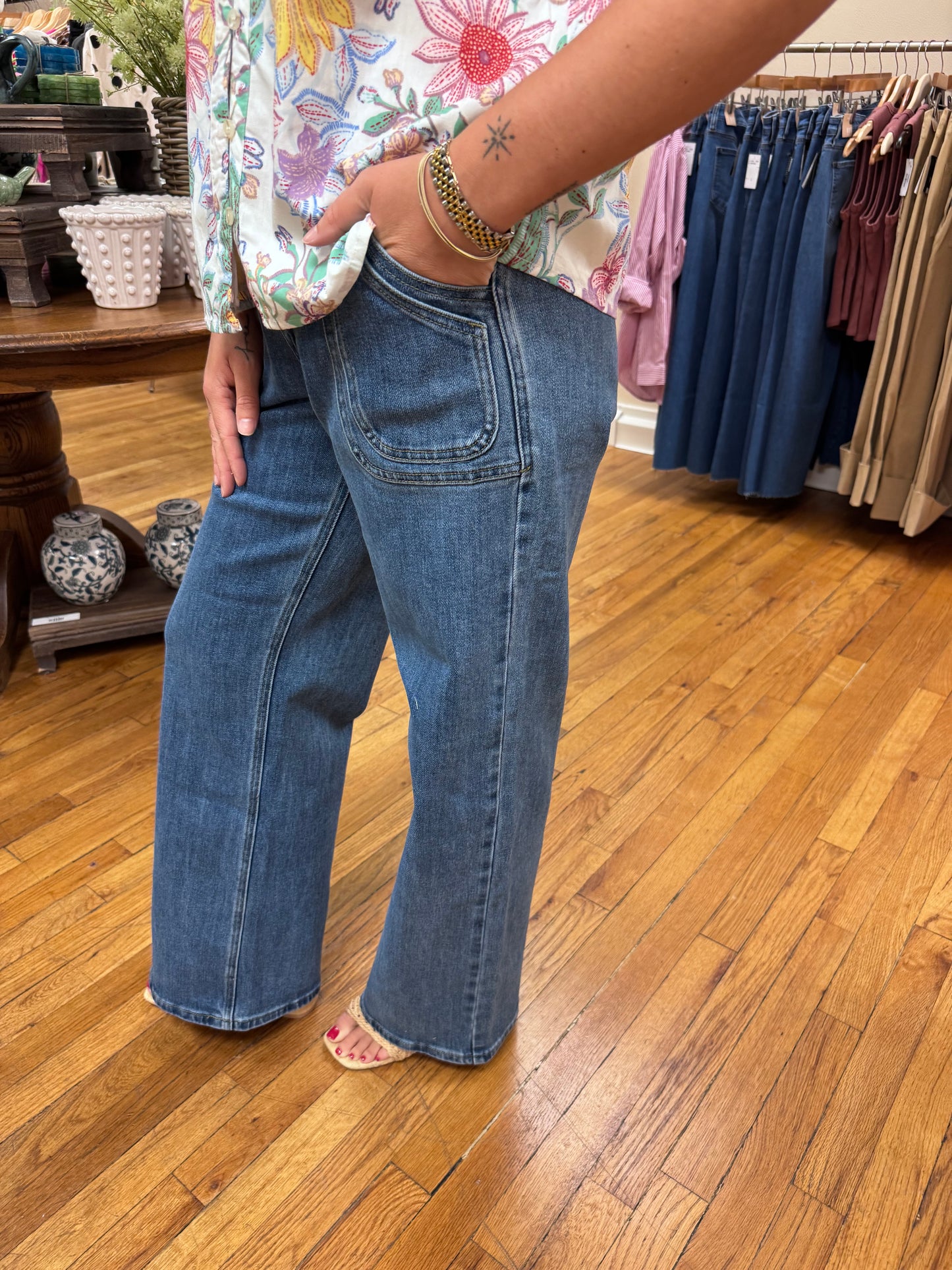Molly Bracken Dark Bootcut Jeans