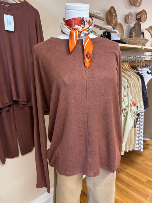 Chestnut Long Sleeve Top