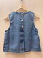 Denim Cropped Tank