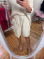Latte Striped Shorts