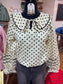 Ivory Polka Dot Blouse