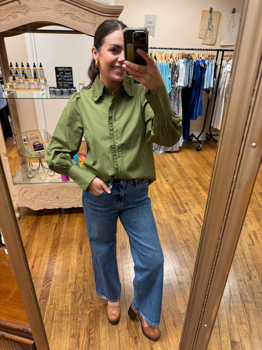 Celia Cropped Wide Leg Jeans