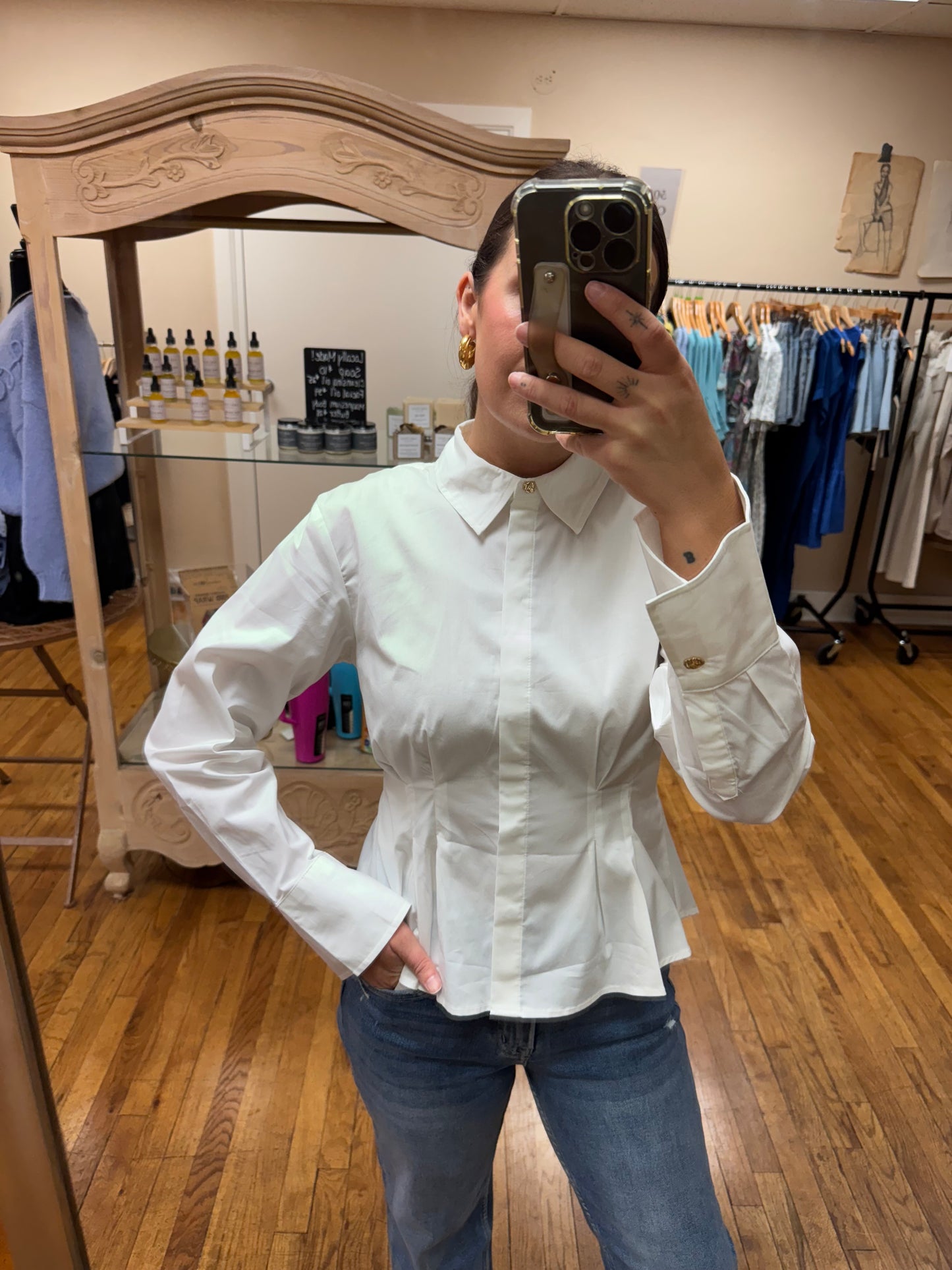 Friba Collared Blouse