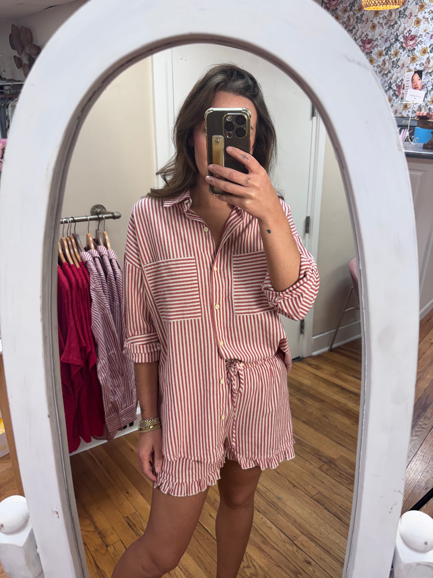 Cotton Striped Blouse