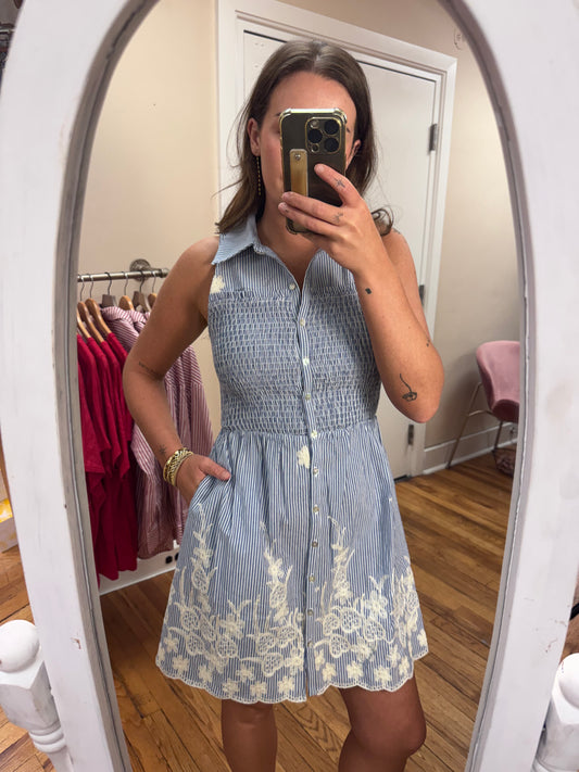Daisy Smocked Mini Dress