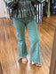 Washed Green Pants