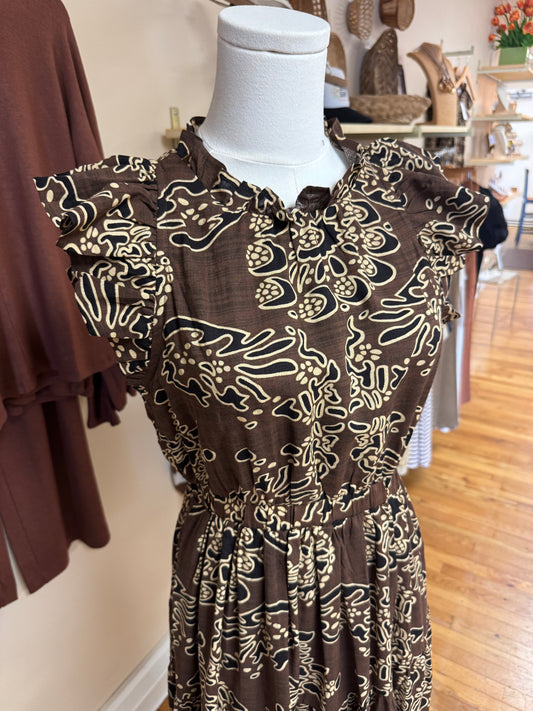 Caitlin Tiered Midi Dress