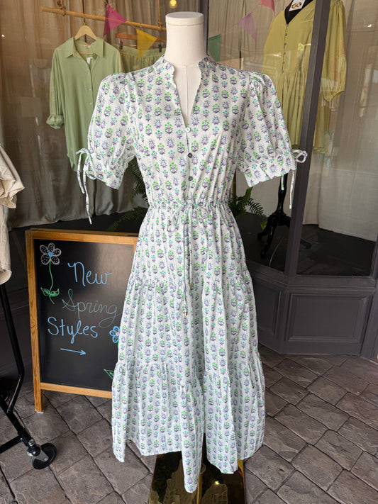 Sarah Cotton Floral Dress