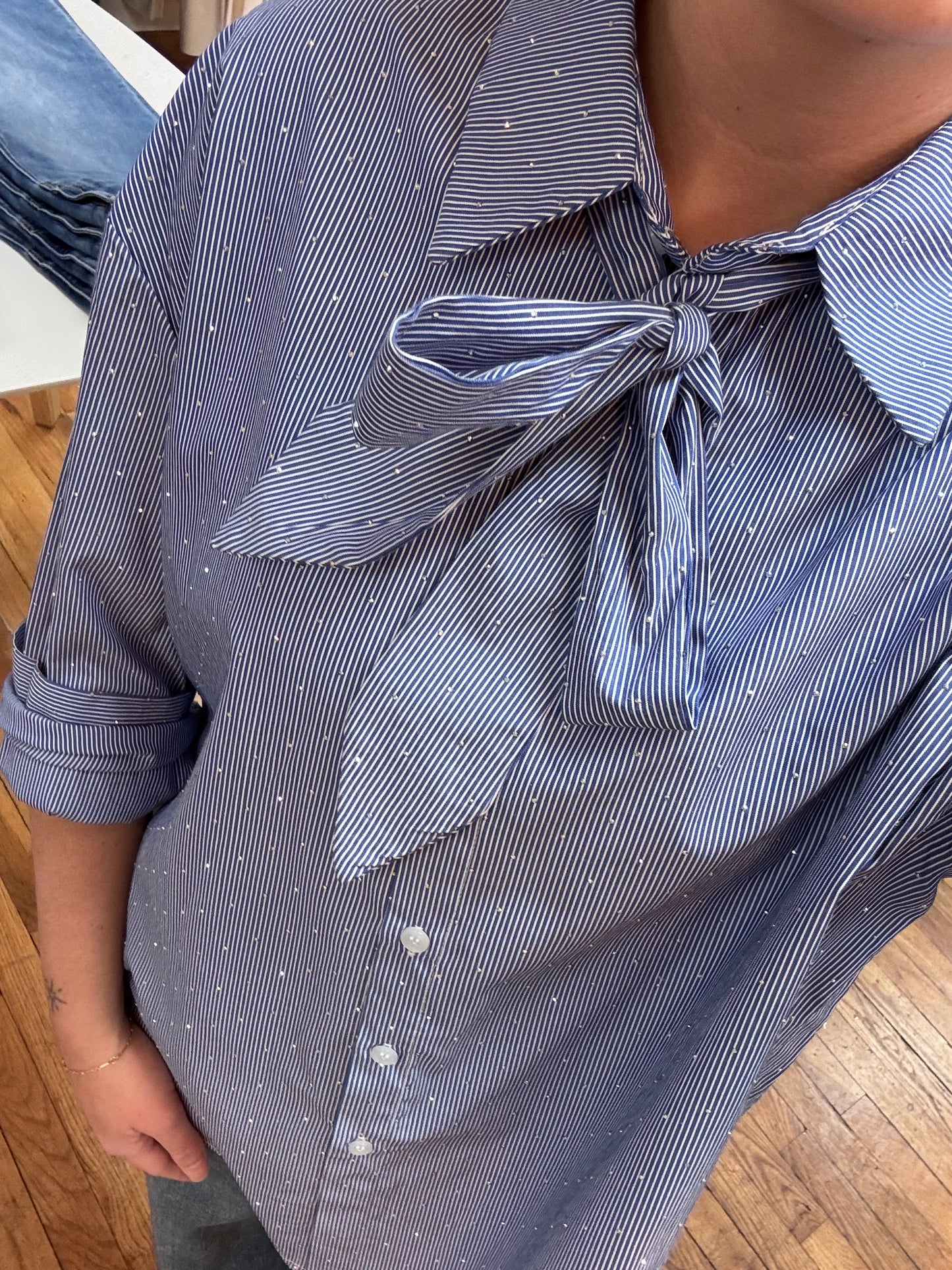 Ria Gem Button Down