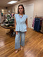 Ruffled Peplum Blouse