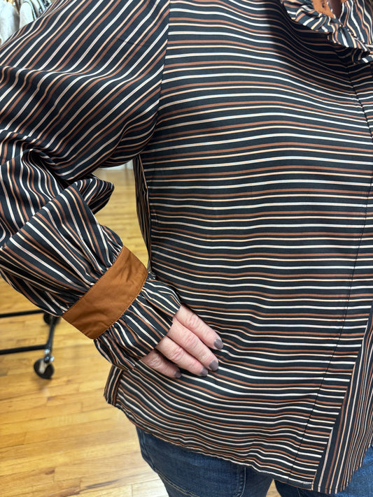 Ruffle Collared Blouse
