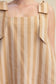 Taupe Striped Mini Dress