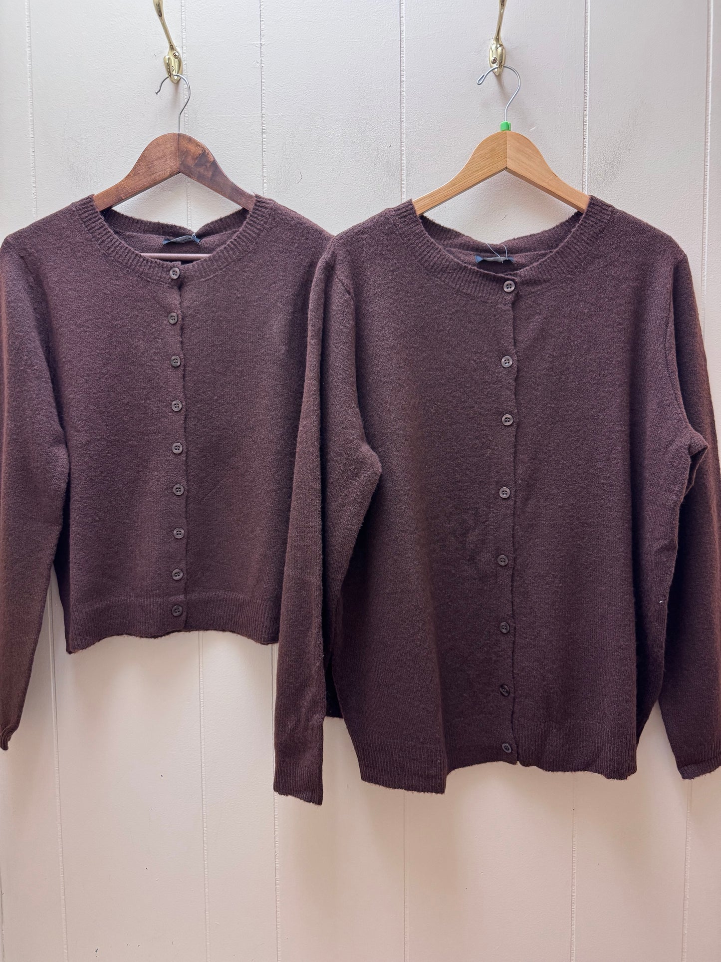 Buttoned Brown Cardigan
