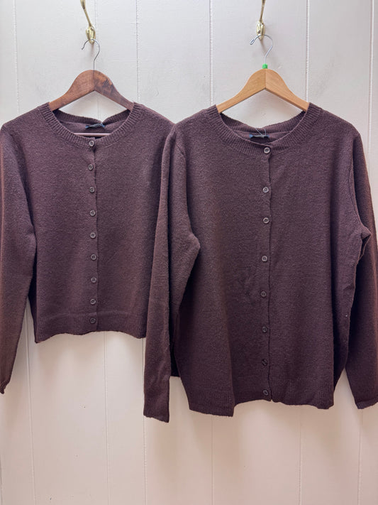 Buttoned Brown Cardigan
