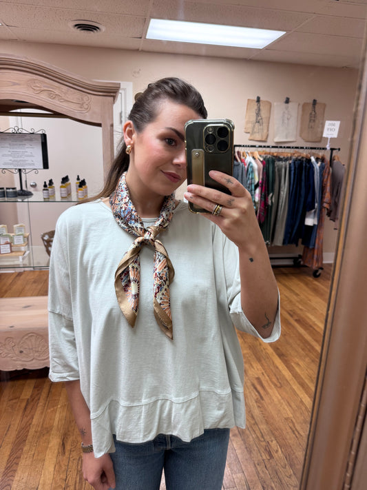 SAGA Cotton Flowy Tee