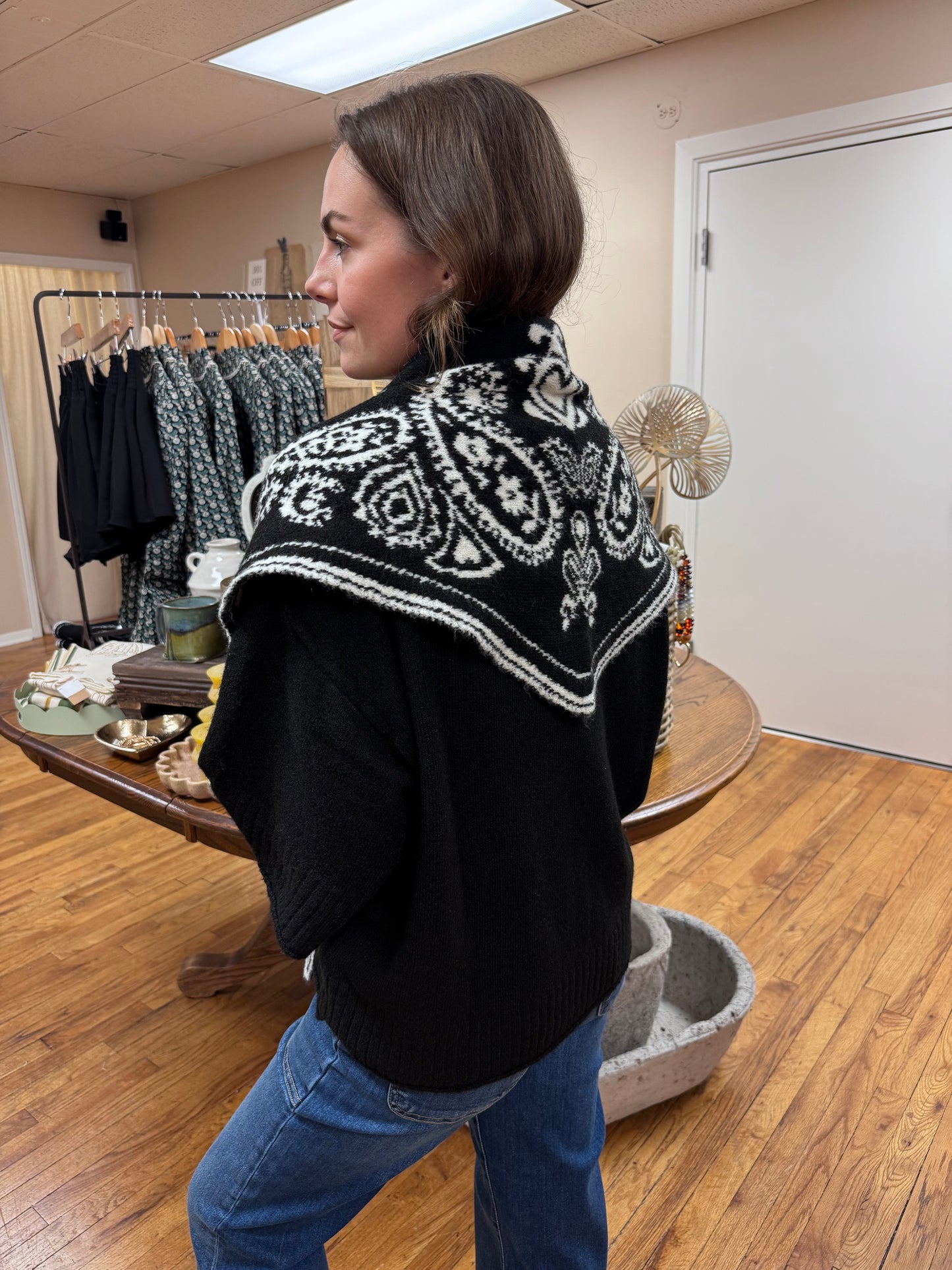 Black Bandana Scarf