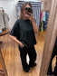 Black Knit Outfit Set