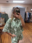 Sage Embroidered Top