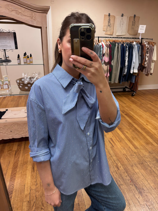 Ria Gem Button Down