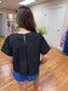 Black Cotton Blouse