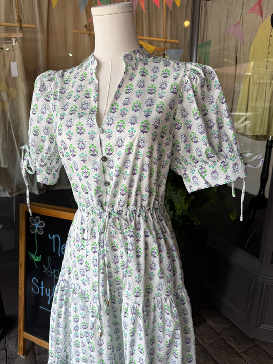 Sarah Cotton Floral Dress