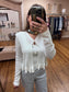 White Tied Cardigan