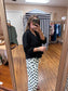 Black Ruffled Blouse
