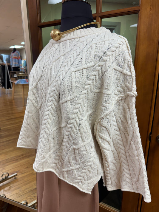 Oversized Cream Sweater