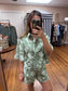 Sage Embroidered Top
