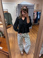 Polka Dot Barrel Jeans