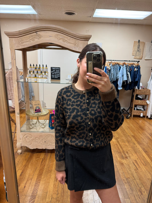 Kai Leopard Cardigan