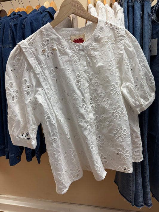 Ivory Garden Blouse