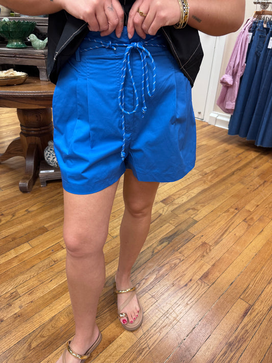 Corded Cobalt Shorts