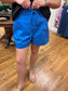 Corded Cobalt Shorts