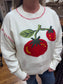 Tomato Stitched Sweater