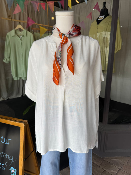 White Cotton Blouse