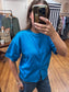 Cobalt Short Sleeve Cardigan