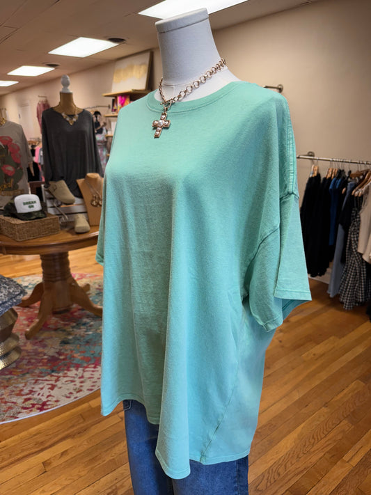 Green Cotton Tee