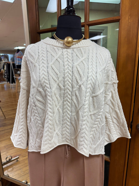 Oversized Cream Sweater
